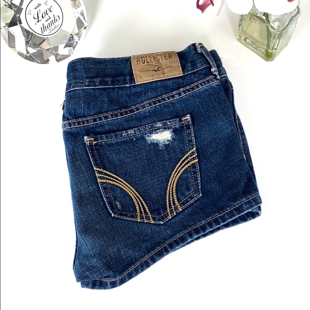 Hollister Distressed Jean short shorts 07144
